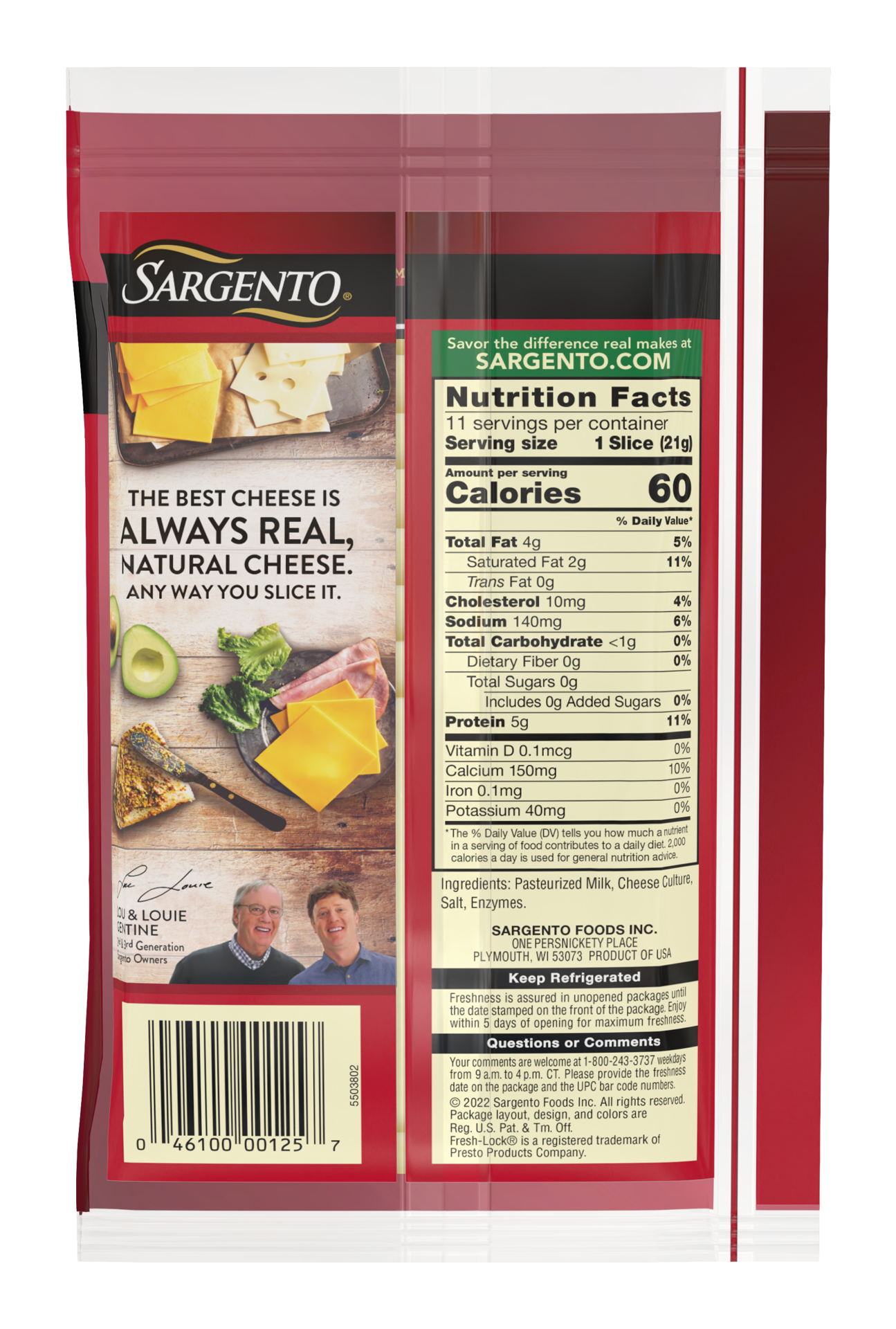 slide 3 of 5, Sargento Sliced Mozzarella Natural Cheese, 11 Slices, 11 ct