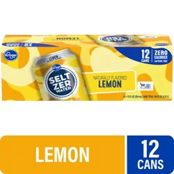 Kroger Lemon Seltzer Water