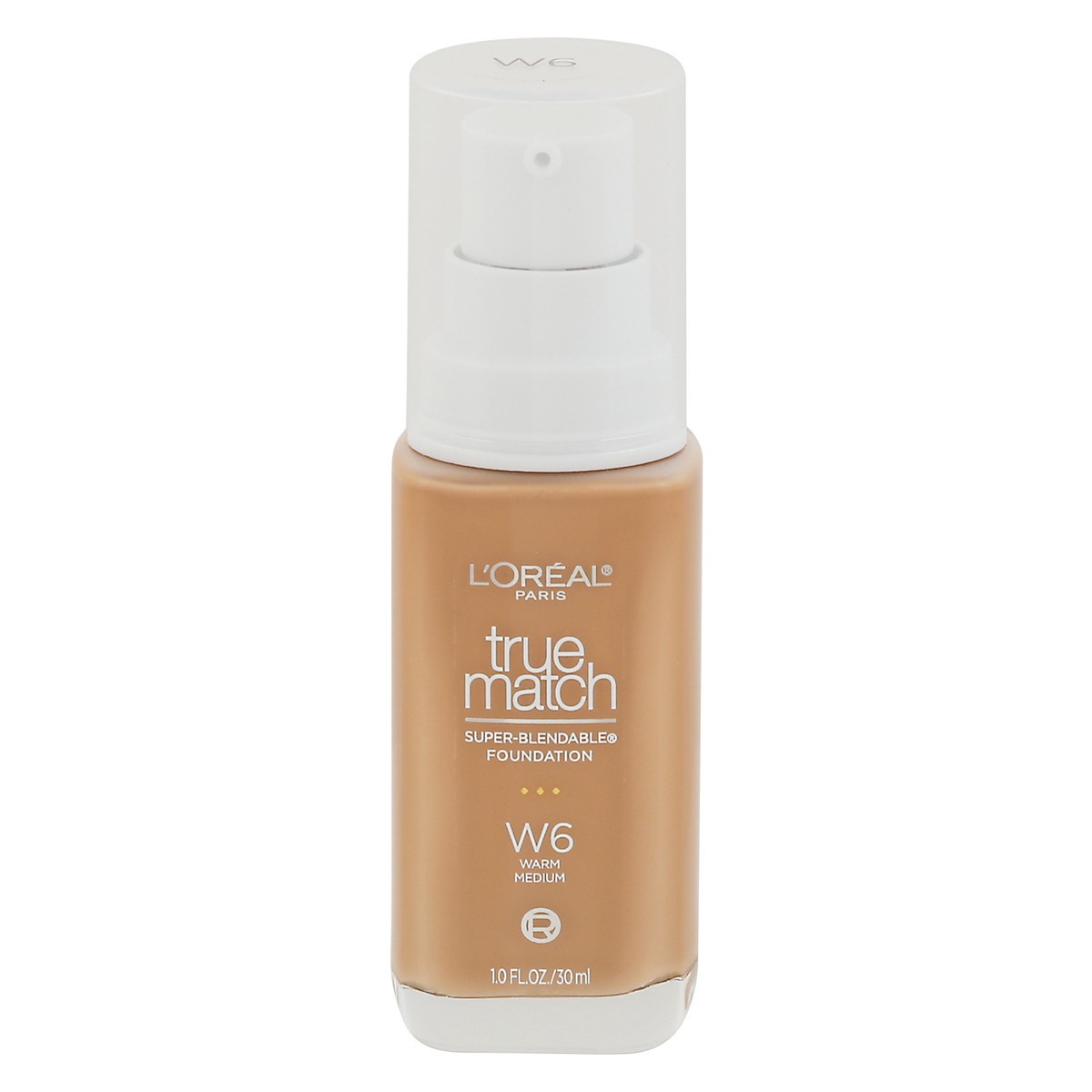 slide 1 of 1, L'Oréal True Match Warm Medium W6 Super-Blendable Foundation 1.0 fl oz, 1 oz