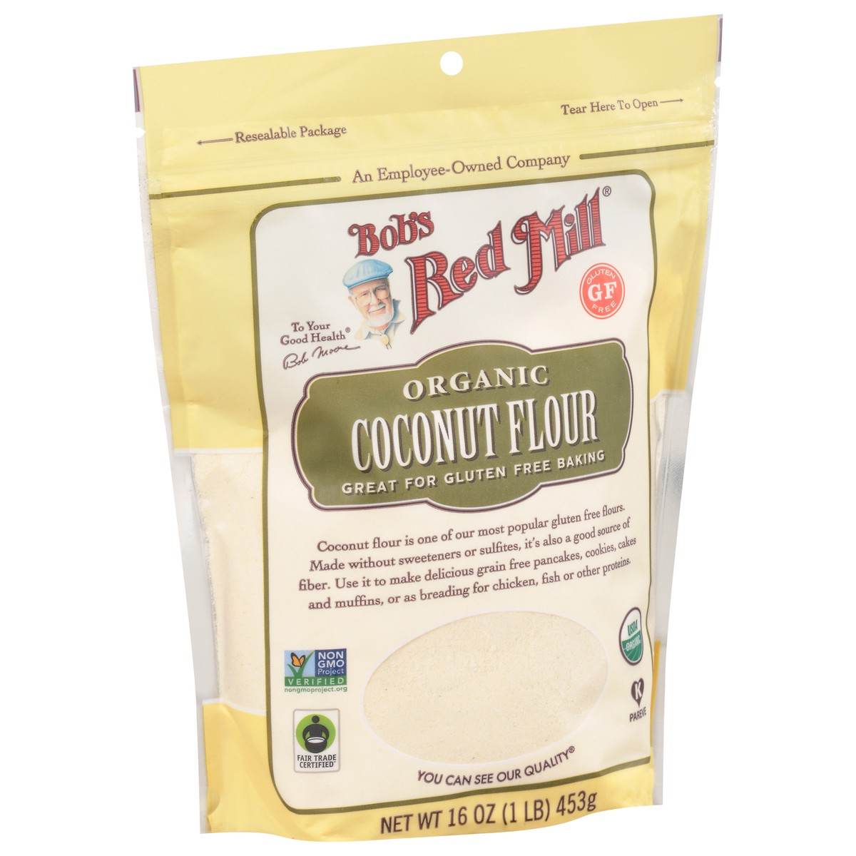 slide 4 of 12, Bob's Red Mill Organic Coconut Flour 16 oz, 16 oz