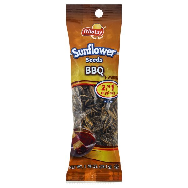 slide 1 of 1, Frito-Lay Sunflower Seeds BBQ 1.875 oz. Bag, 1.88 oz