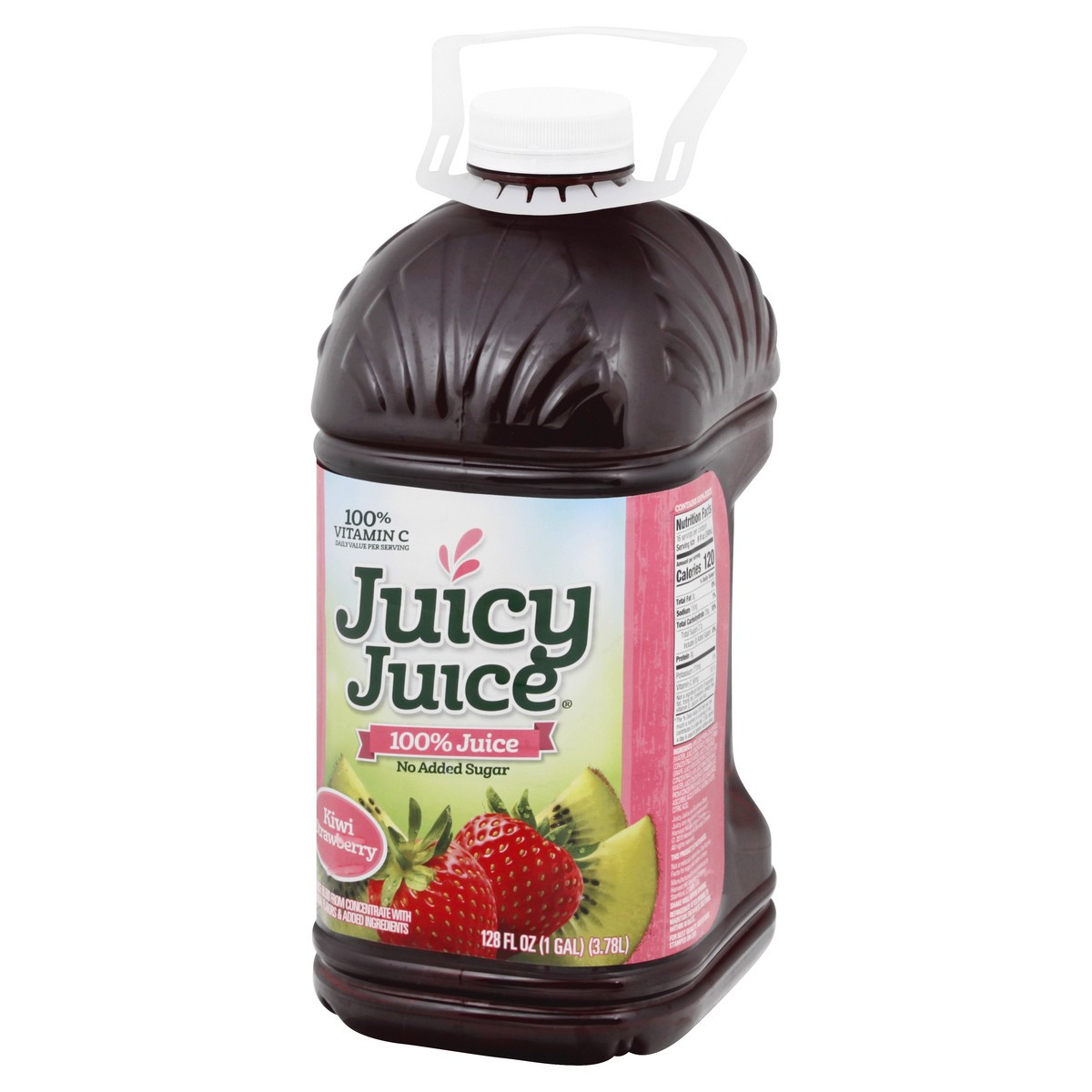 slide 4 of 13, Juicy Juice 100% Juice, Kiwi Strawberry, 128 Fl Oz Bottle, 128 fl oz