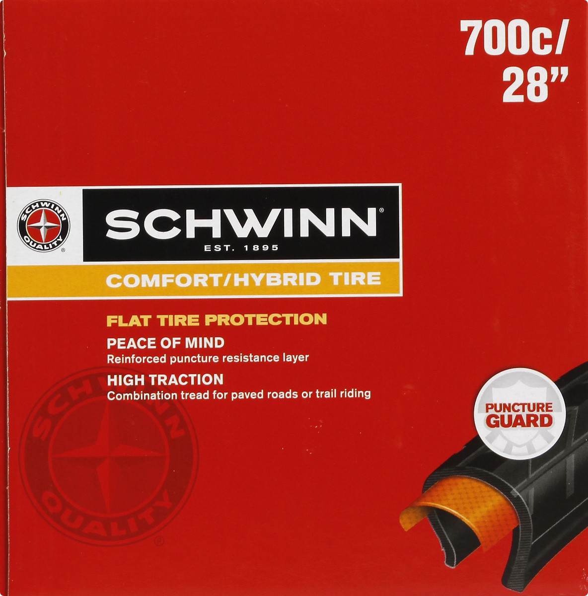 slide 6 of 9, Schwinn Comfort/Hybrid Tire 1 ea, 1 ct