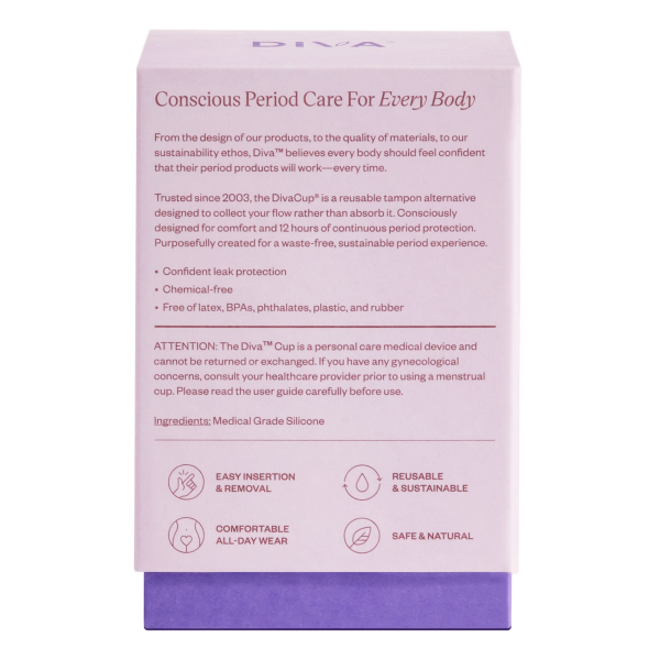 slide 9 of 10, DivaCup Menstrual Cup, Two, 1 ct