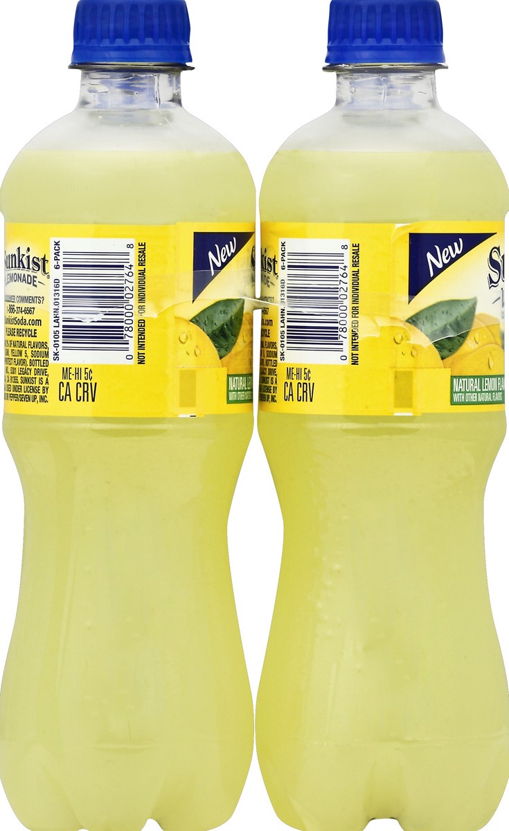 slide 3 of 4, Sunkist Lemonade 16.9 oz, 16.9 fl oz