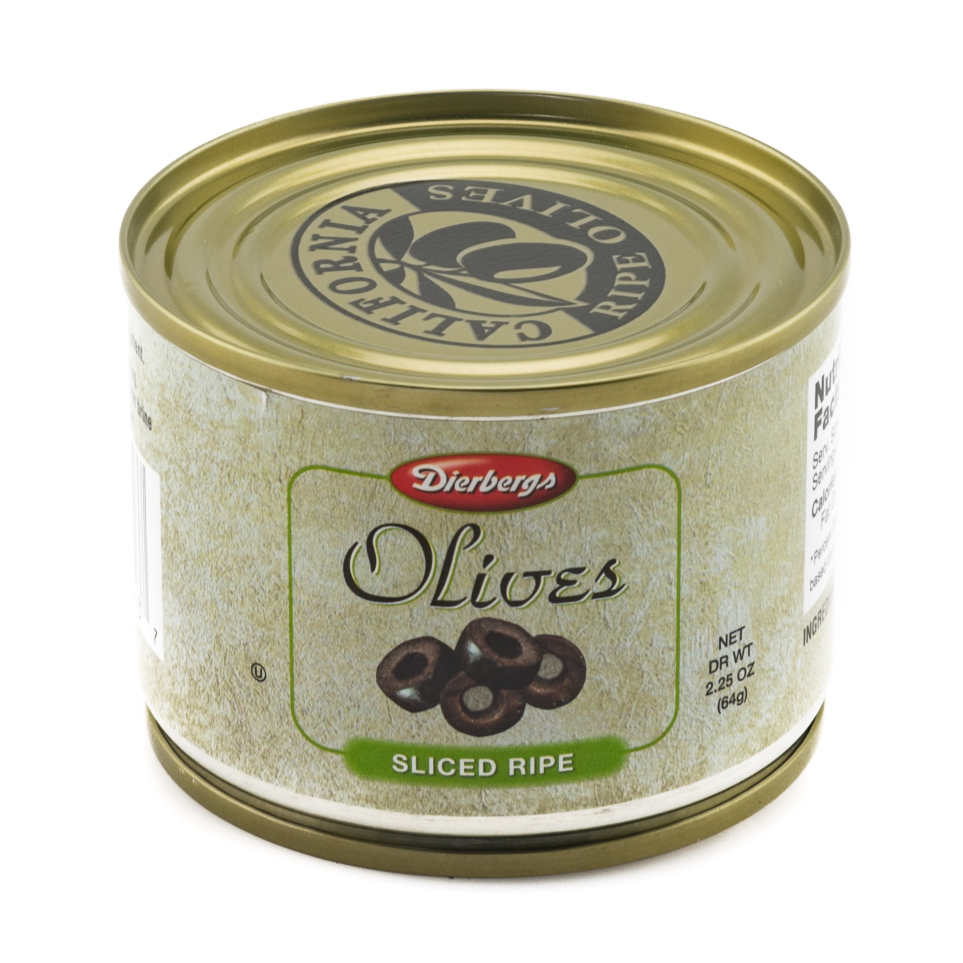 slide 1 of 1, Dierbergs Sliced Ripe Olives, 2.25 oz