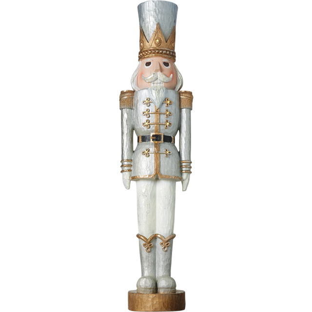 slide 1 of 1, SIGNATURE BRANDS Lighted Resin Nutcracker King, 1 ct