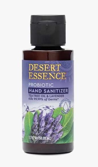 slide 1 of 1, Desert Essence Hand Sanitizer Lavender Tea Tree, 1.7 fl oz