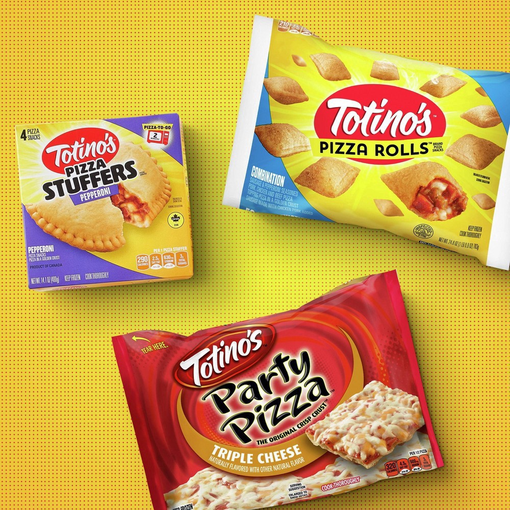 slide 2 of 17, Totino's Party Pizza Pack, Combination, Frozen Snacks, 42.8 oz, 4 ct, 4 ct