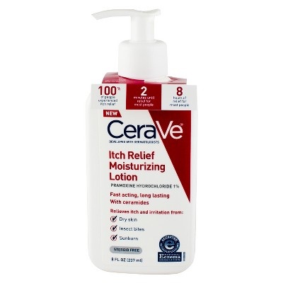 slide 1 of 4, CeraVe Itch Relief Moisturizing Lotion, 8 oz