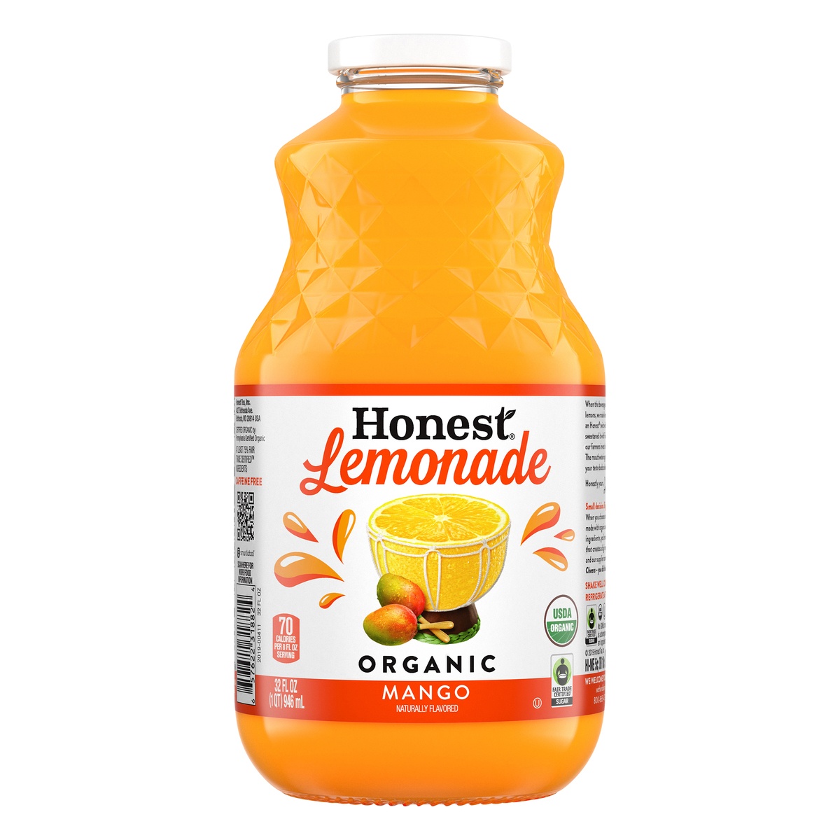 slide 1 of 15, Honest Mango Lemonade - 32 fl oz, 32 fl oz