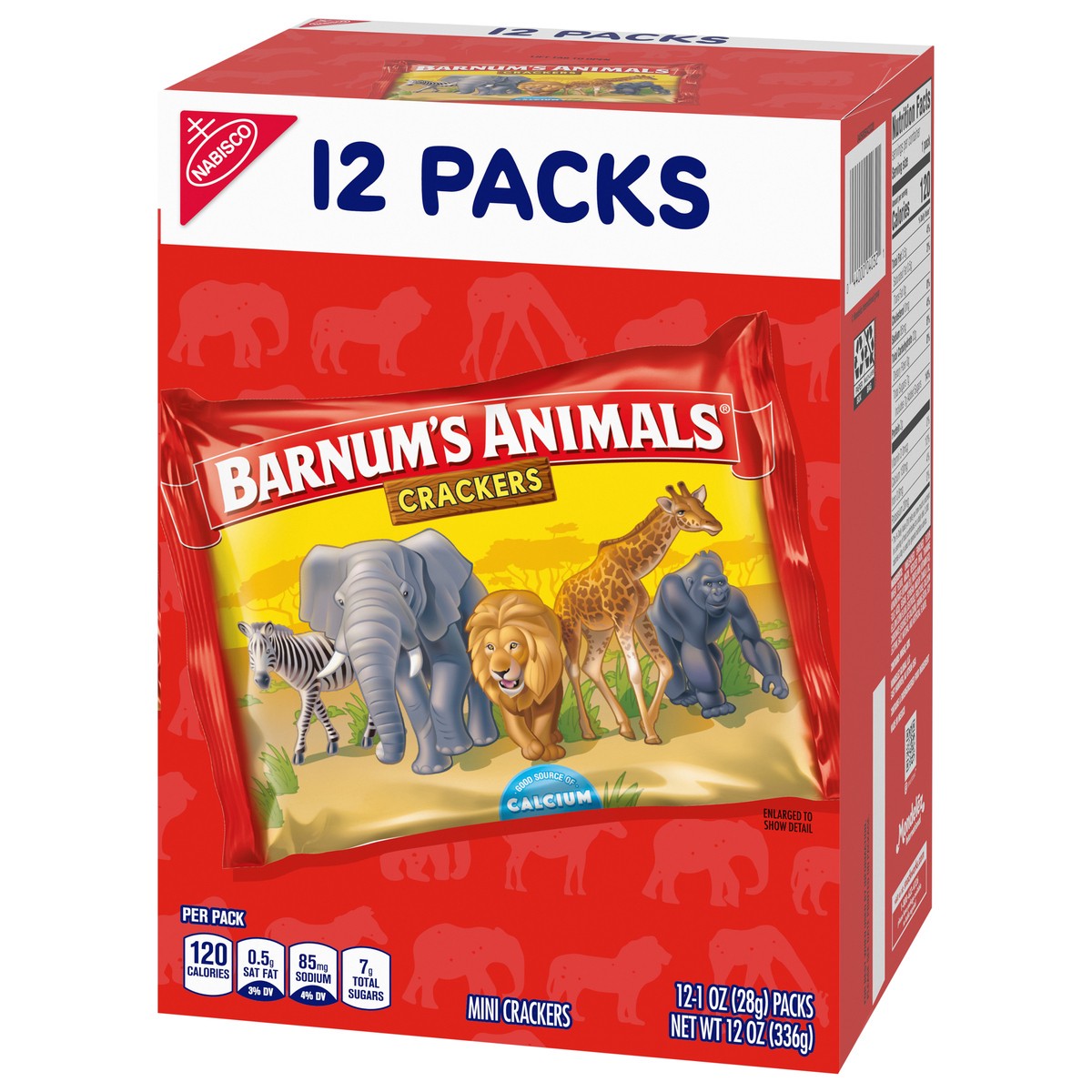 slide 6 of 9, Barnum's Animals Crackers Mini 12 - 1 oz Packs, 12 ct