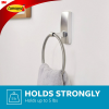 slide 4 of 17, 3M Command Bath Towel Ring Satin Nickel, 1 ct