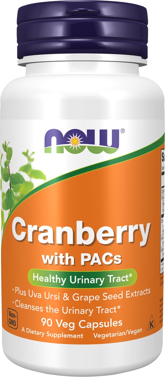 slide 9 of 9, NOW Cranberry with PACs - 90 Veg Capsules, 90 ct