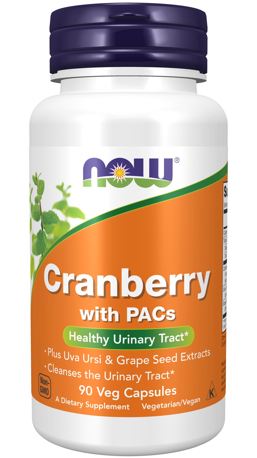 slide 1 of 9, NOW Cranberry with PACs - 90 Veg Capsules, 90 ct