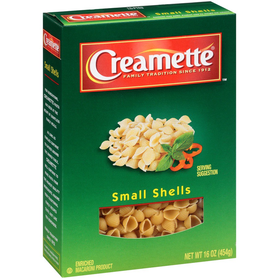 slide 6 of 8, Creamette Small Shells, 16 oz