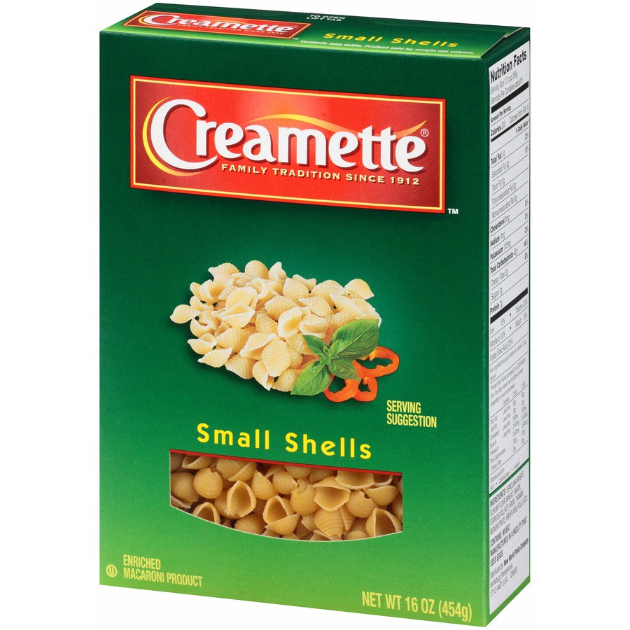 slide 7 of 8, Creamette Small Shells, 16 oz