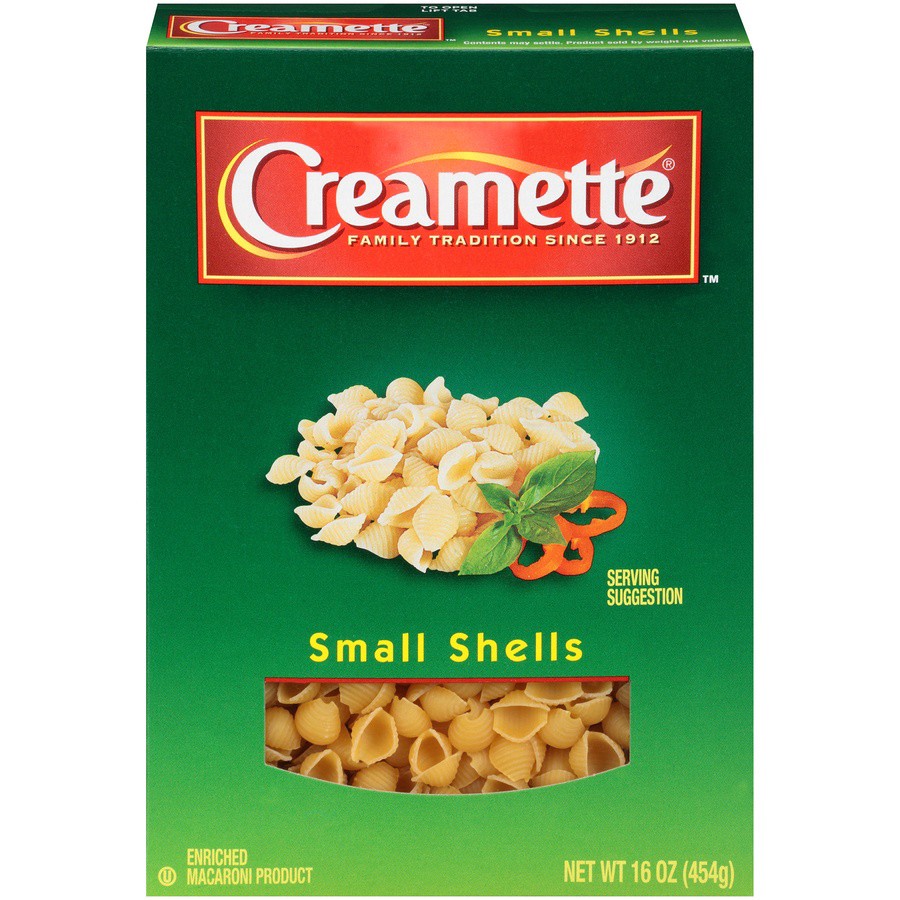 slide 1 of 8, Creamette Small Shells, 16 oz