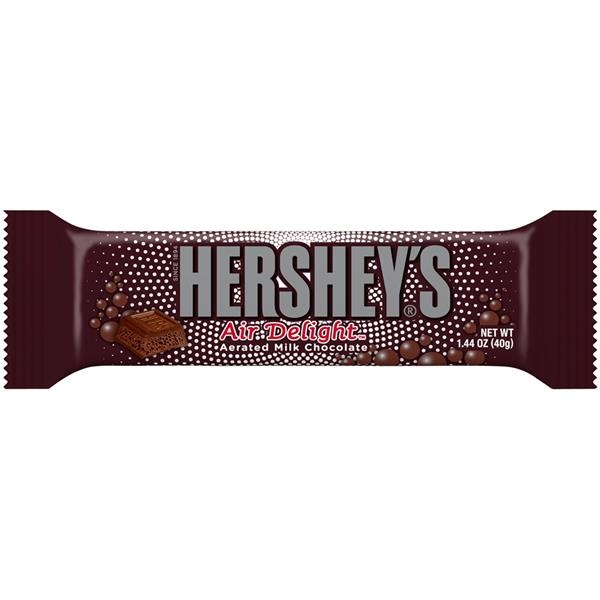 slide 1 of 1, Hershey's Air Delight Aerated Milk Chocolate Bar, 1.44 oz