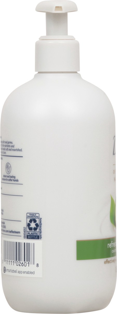 slide 8 of 10, Dove Refreshing Care Cucumber & Green Tea Hand Wash, 13.5 oz, 13.5 oz