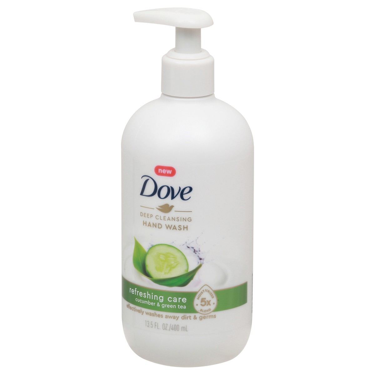 slide 5 of 10, Dove Refreshing Care Cucumber & Green Tea Hand Wash, 13.5 oz, 13.5 oz