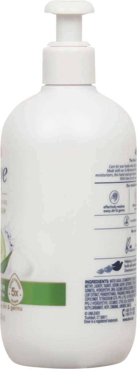 slide 10 of 10, Dove Refreshing Care Cucumber & Green Tea Hand Wash, 13.5 oz, 13.5 oz