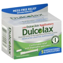 Medicated Laxative Suppository - 4 ct by DULCOLAX at Fleet Farm