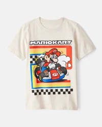 Carter's Kid Mario Kart Short-Sleeve Graphic Tee - Cream - 8