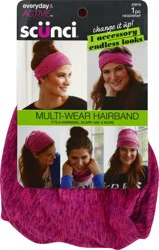 scünci Every & Active Multi-Wear Hairband Headwrap - 1 ea