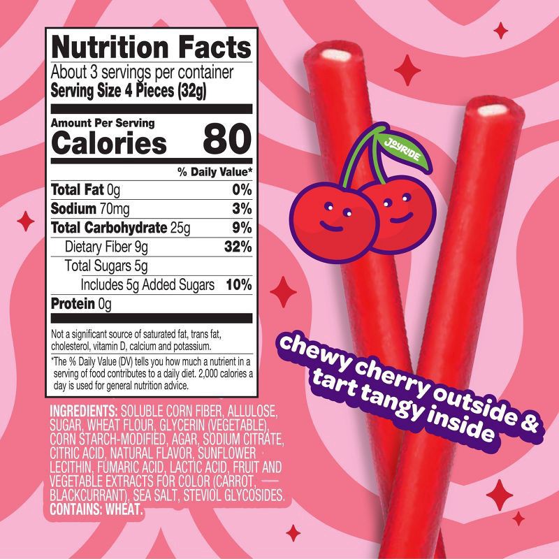 slide 2 of 3, Joyride Cherry Berry Ropes 3.5 oz, 3.5 oz