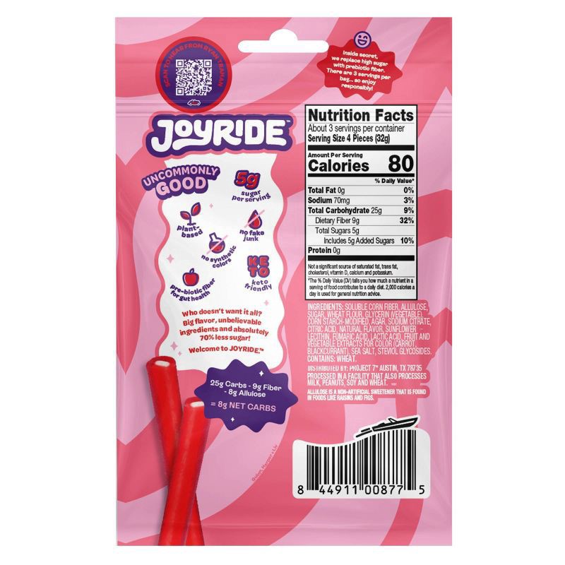 slide 3 of 3, Joyride Cherry Berry Ropes 3.5 oz, 3.5 oz