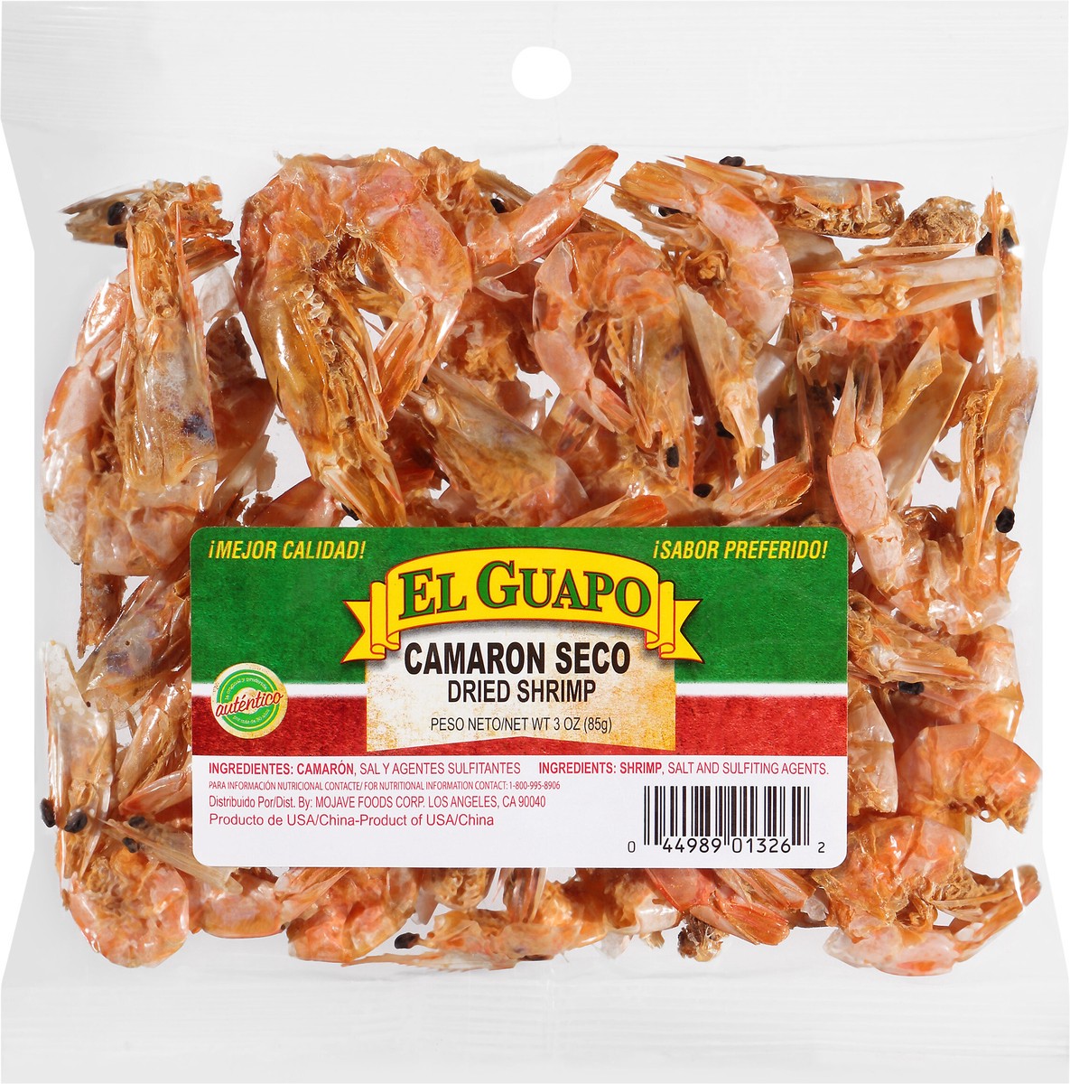 slide 4 of 7, El Guapo Whole Dried Shrimp, 3 oz