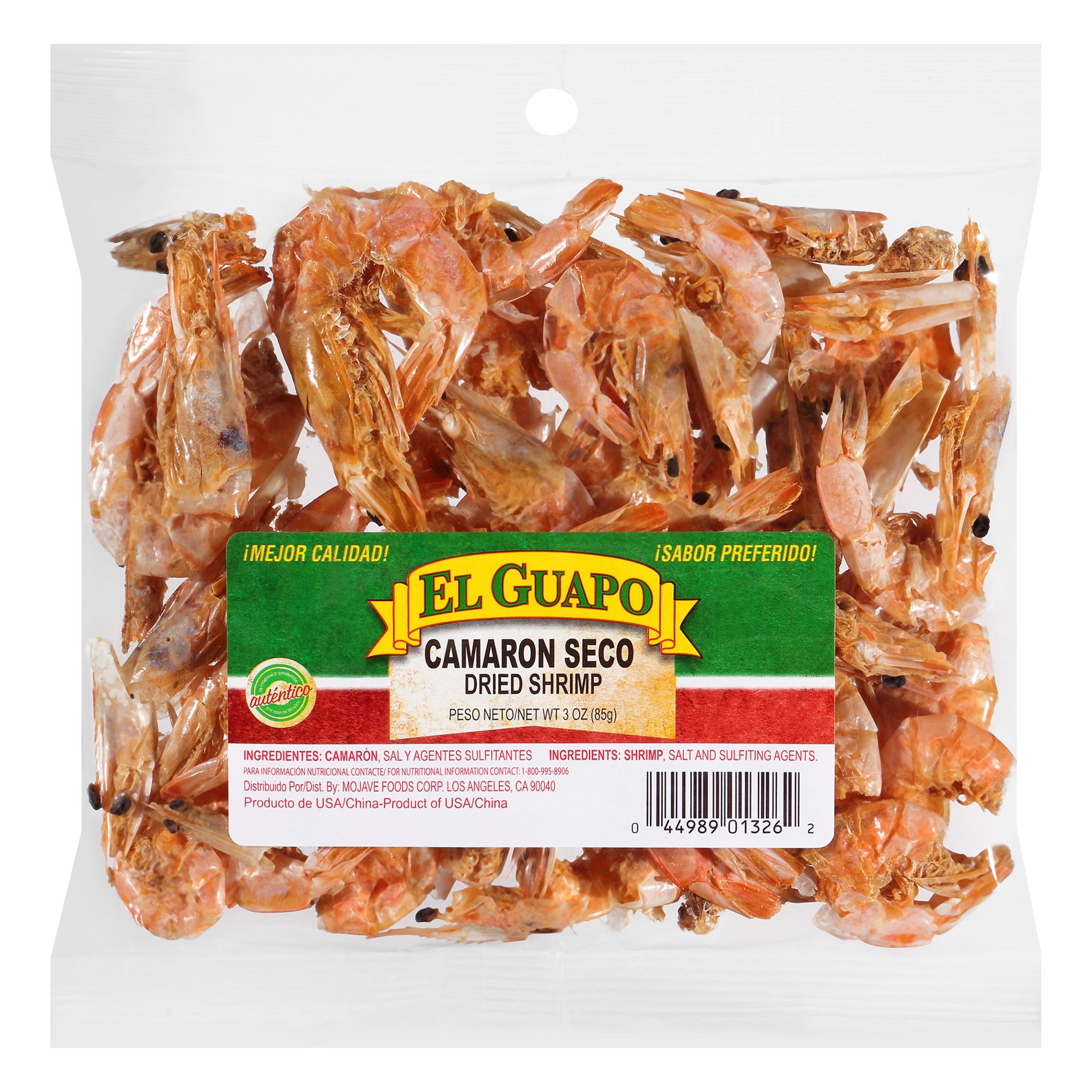 slide 1 of 7, El Guapo Whole Dried Shrimp, 3 oz