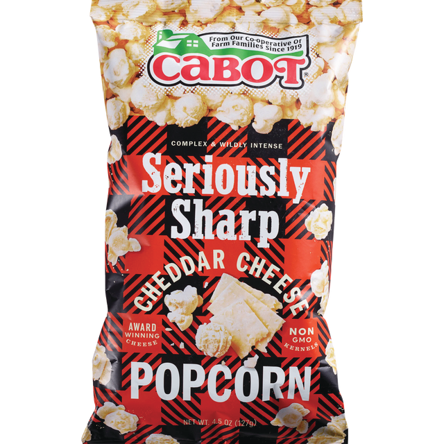 Cabot Popcorn, Seriously Sharp, Cheddar Cheese 4.5 oz | Shipt