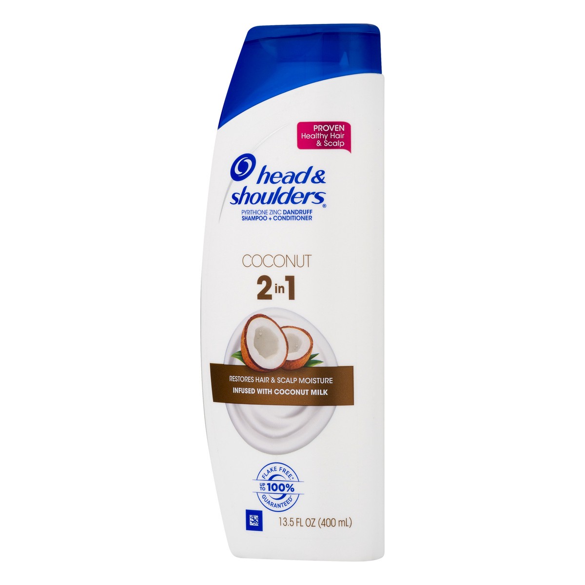 slide 2 of 8, Head & Shoulders Coconut Daily-Use Anti-Dandruff Paraben Free 2 In 1 Shampoo and Conditioner, 13.5 fl oz, 13.5 fl oz