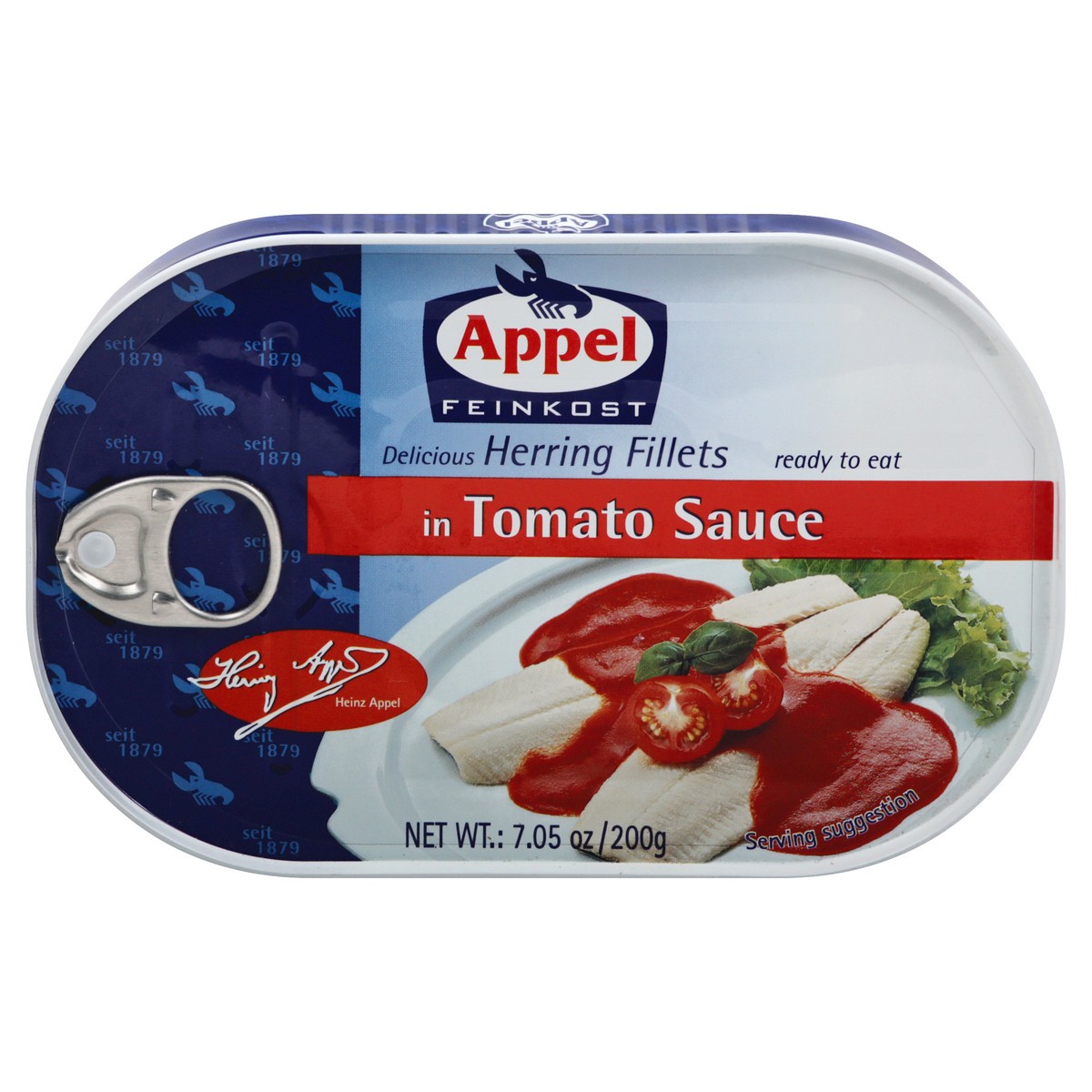 slide 10 of 13, Appel in Tomato Sauce Herring Fillets 7.05 oz, 7.05 oz