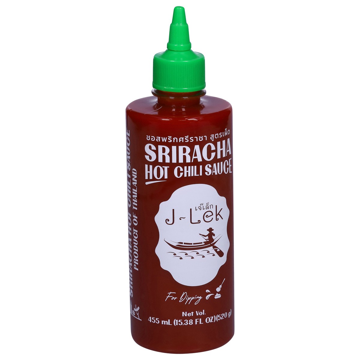 slide 4 of 13, J-Lek Hot Sriracha Chili Sauce 15.38 fl oz, 15.38 fl oz