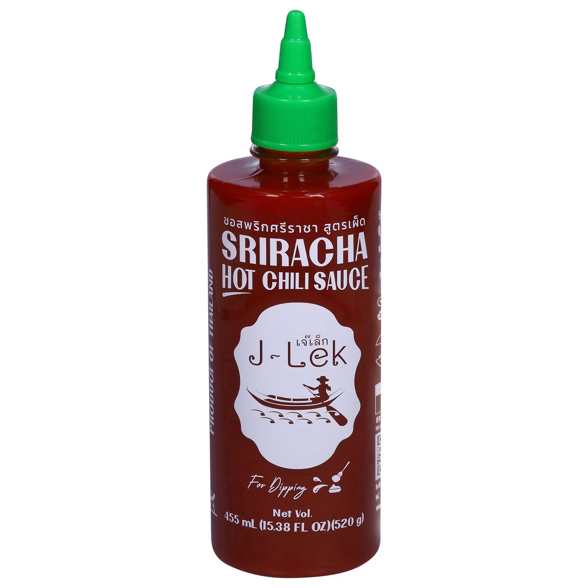 slide 10 of 13, J-Lek Hot Sriracha Chili Sauce 15.38 fl oz, 15.38 fl oz
