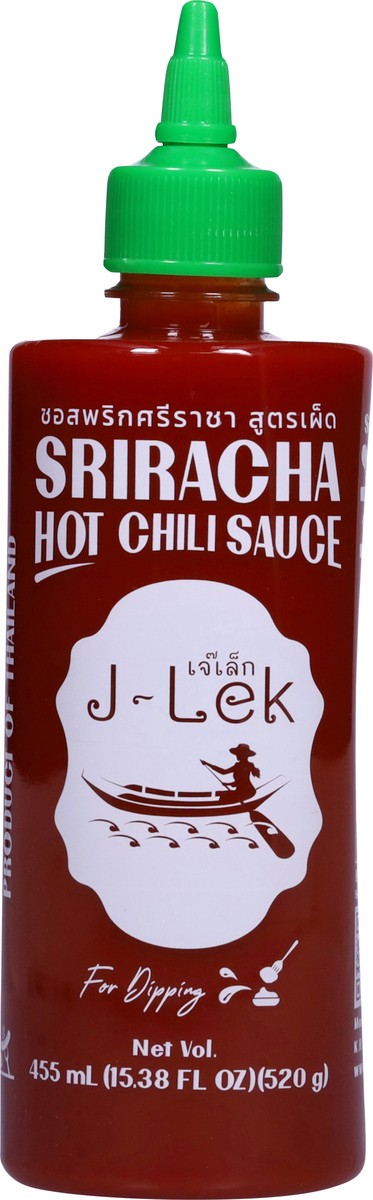 slide 2 of 13, J-Lek Hot Sriracha Chili Sauce 15.38 fl oz, 15.38 fl oz