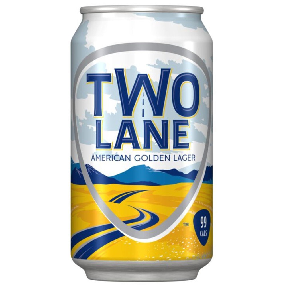 slide 23 of 28, Two Lane American Golden Lager Craft Beer, 12 pk 12 fl oz Cans, 4.2% ABV, 12 ct; 12 fl oz