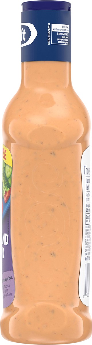 slide 8 of 9, Kraft Thousand Island Salad Dressing Family Size, 24 fl oz Bottle, 24 fl oz