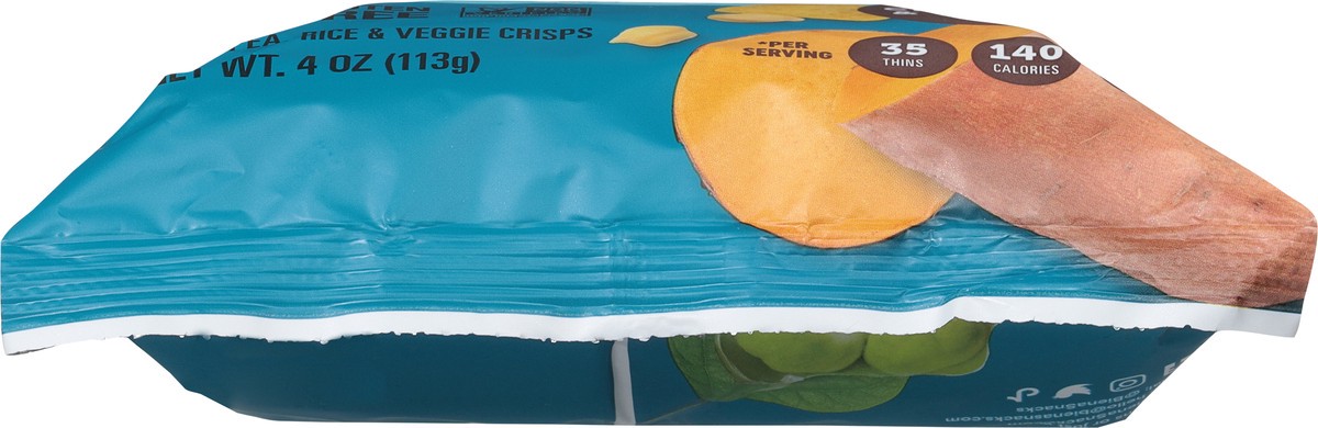 slide 5 of 9, Biena Tasty Thins Sea Salt Veggie Crisps 4 oz, 1 ct