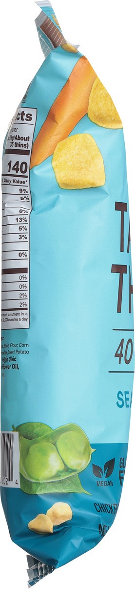 slide 8 of 9, Biena Tasty Thins Sea Salt Veggie Crisps 4 oz, 1 ct