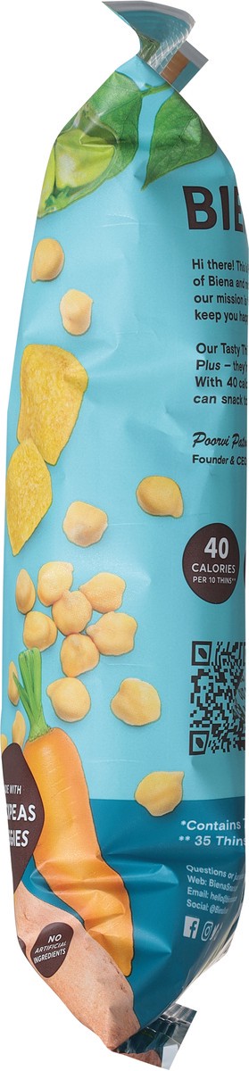 slide 4 of 9, Biena Tasty Thins Sea Salt Veggie Crisps 4 oz, 1 ct