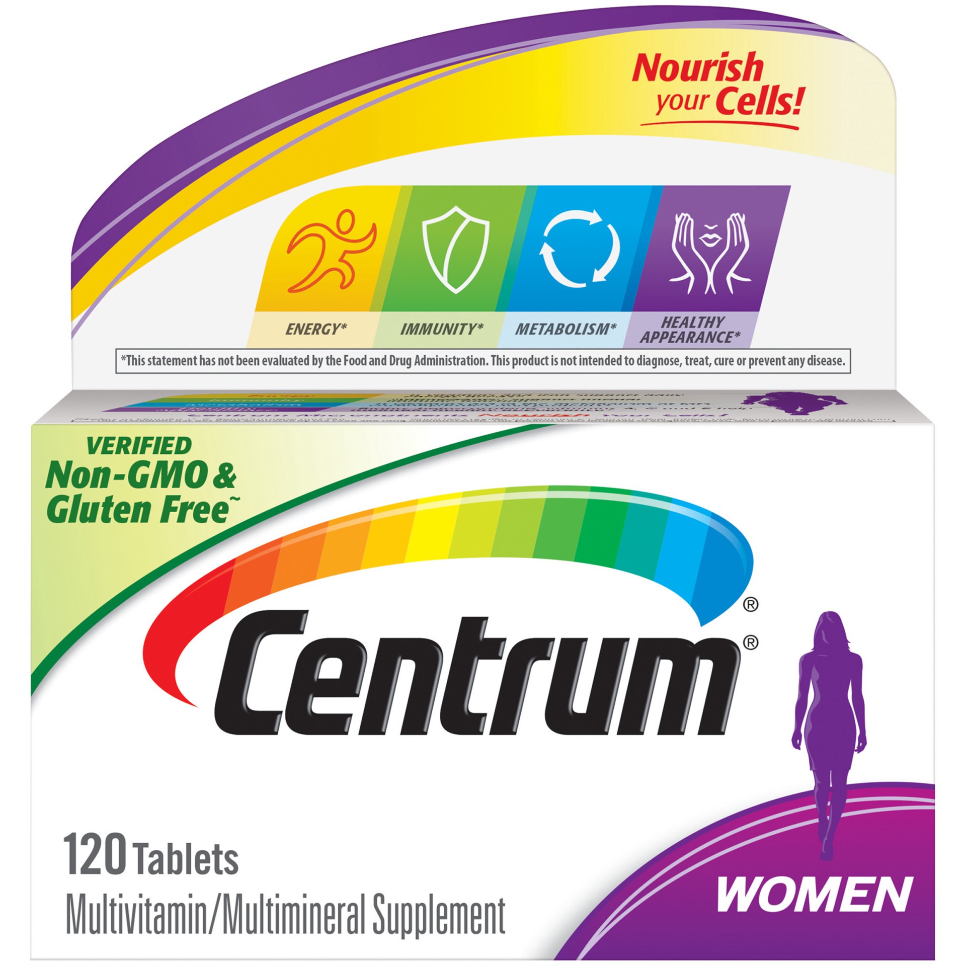 slide 1 of 6, Centrum Multivitamin Multimineral Supplement Ultra Womens Tablets - 100 Count, 120 ct