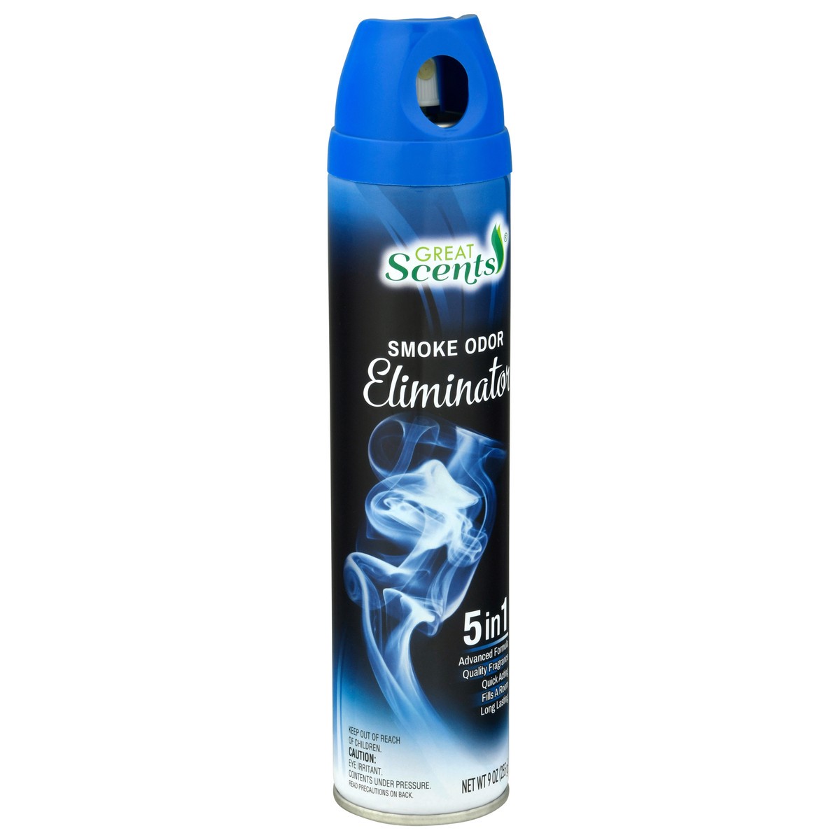 slide 5 of 9, Great Scents 5 in 1 Smoke Odor Eliminator, 5 in 1 9 oz, 9 oz