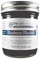 slide 1 of 1, Blue Owl Preserves Blueberry Rhubarb Jam, 9 oz