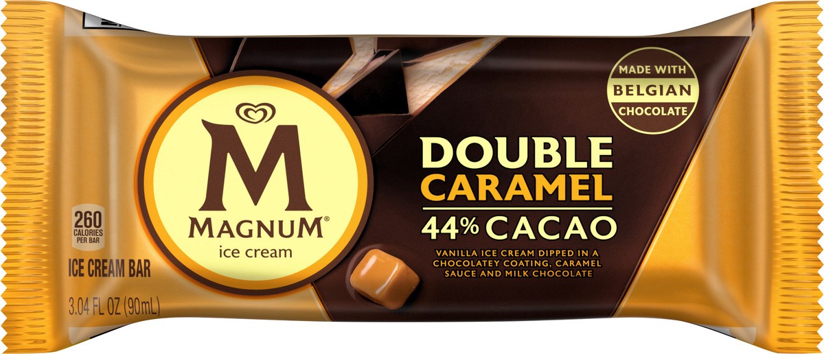 slide 2 of 3, Magnum Mini Ice Cream Bar Double Caramel, 1 ct, 1 ct