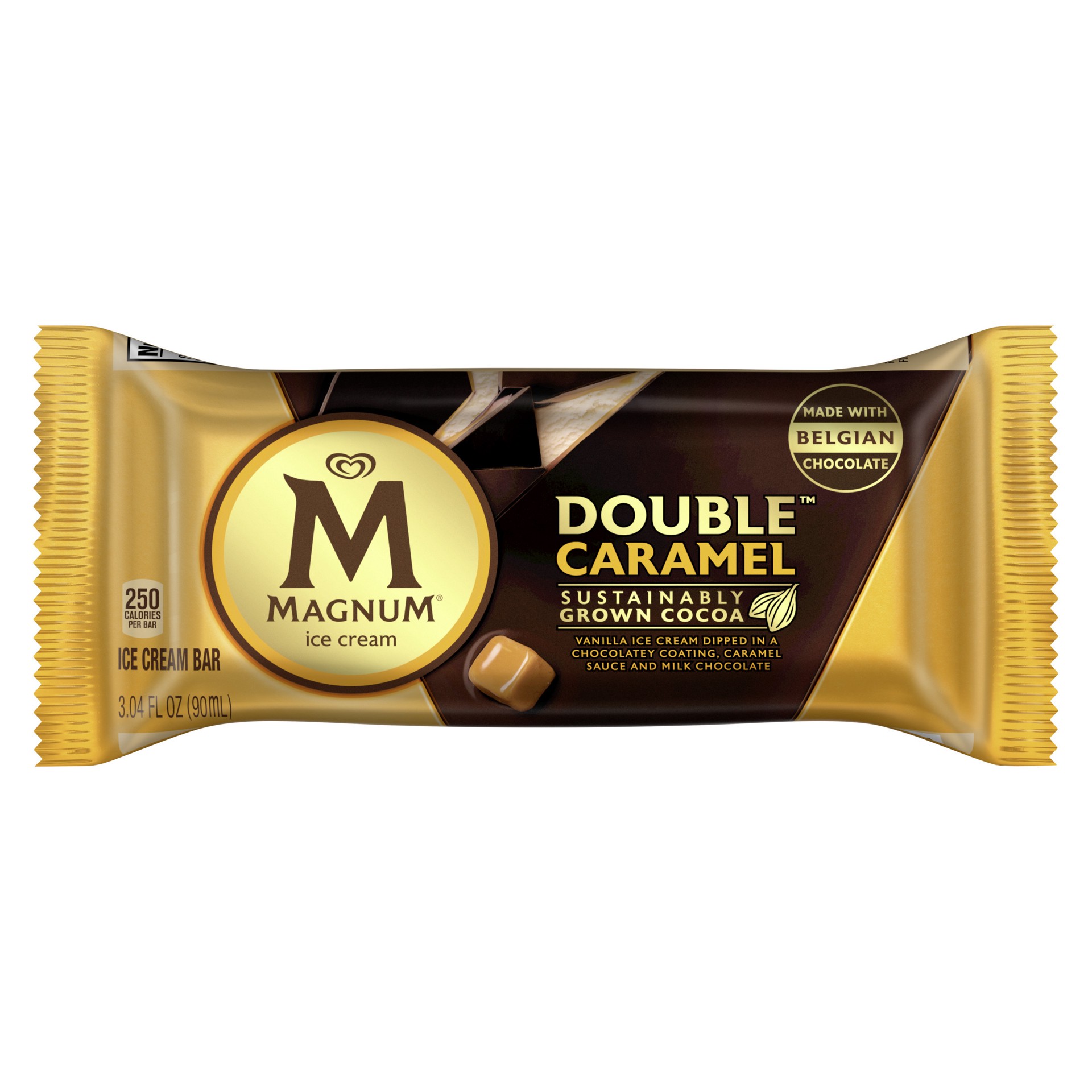 slide 1 of 3, Magnum Mini Ice Cream Bar Double Caramel, 1 ct, 1 ct