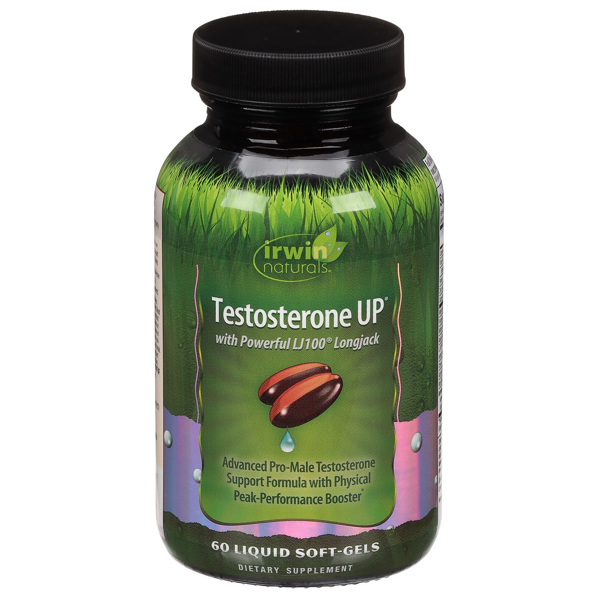 slide 1 of 1, Irwin Naturals Testosterone UP 60 Liquid Soft-Gels, 60 ct